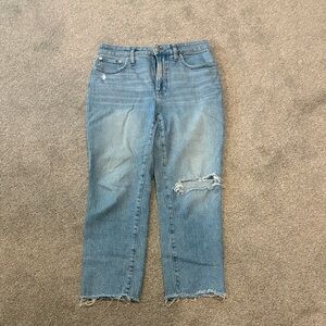 Madewell Blue Distressed Women Jeans